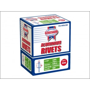 Aluminium Rivets 5mm Long (Pack of 500)