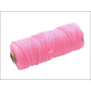 Hi Vis Nylon Brick Line 105m - Pink