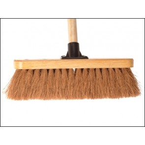 Coco Broom with 12 in Varnished Handle