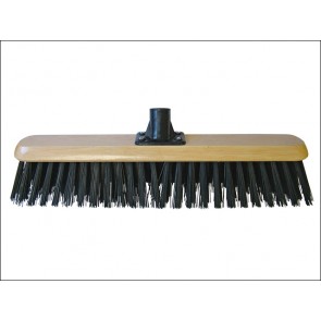 Black PVC Platform Broom Head 450mm (18 in) Threaded Socket