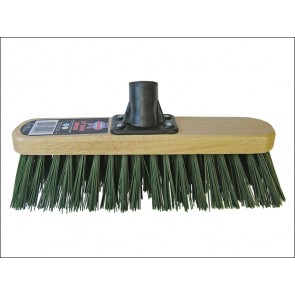 Stiff Green Broom Head 300mm (12in) Threaded Socket