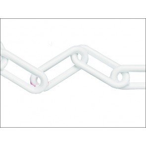 Plastic Chain 8mm 12.5M White