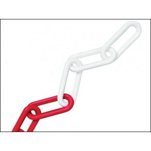Plastic Chain 8mm 12.5m Red / White ©