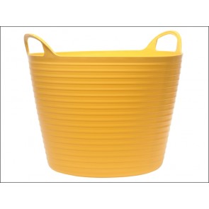 Heavy-Duty Polyethylene Flex Tub 28 Litres Yellow