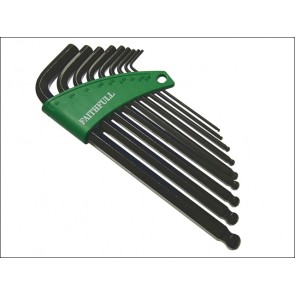 Imperial 9 Piece Hexagon Key Set - Long Arm Ball End