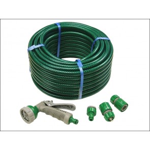 PVC Reinforced Hose 30m C/W  Fittings & Spray Gun