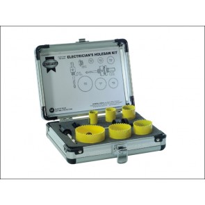 Holesaw Kit 9pc - Electricians