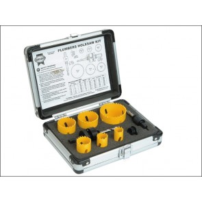 Holesaw Kit 9pc - Plumbers