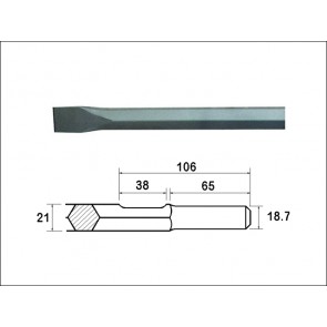 Chisel 450mm Kango Shank (914119)