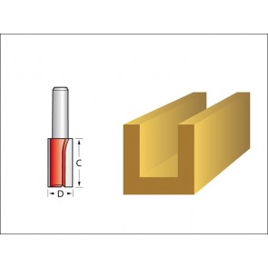 Router Bit Tungsten Carbide Two Flute 12.7mm 1/4in Shank