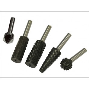 Rotary Rasps (4) & Countersink (1) Set
