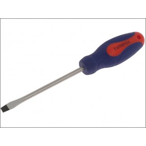 Slotted Flared Soft Grip Screwdriver 125mm x 6.5mm