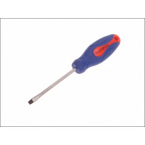 Slotted Flared Soft Grip Screwdriver 75mm x 4mm