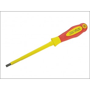 Soft Grip VDE Screwdriver Slotted 6.5 x 150mm