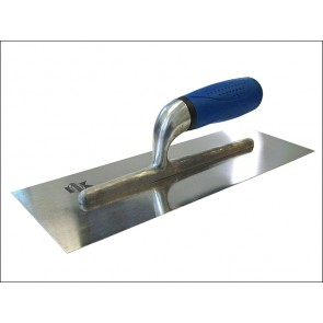 Plasterers Trowel Stainless Steel 13 X 5 in Soft Grip Handle