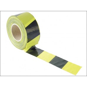 Barrier Tape 70mm x 500m Black/yellow