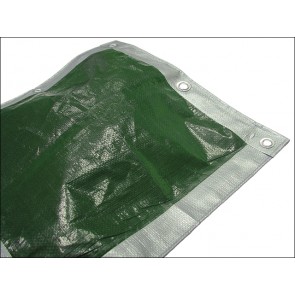 Tarpaulin Green / Silver 5.4M x 3.6M (18ft x 12ft)