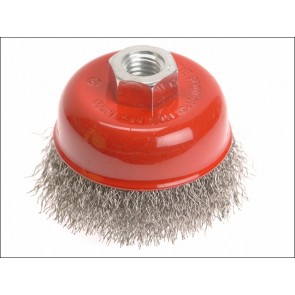 Wire Cup Brush 80 x M14 x 2 Stainless Steel 0.30mm