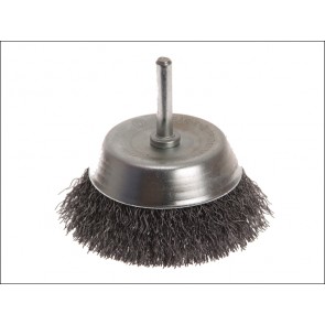 Wire Cup Brush 75 x 6mm Shank 0.30mm