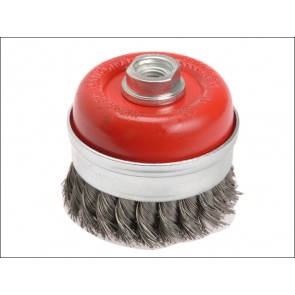 Wire Cup Brush Twist Knot 65mm x M10 x 1.25 0.50mm