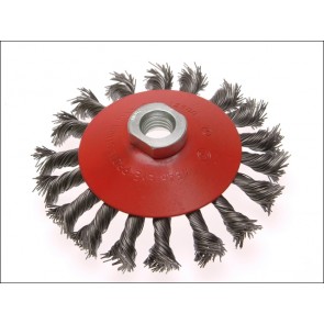 Conical Wire Brush 100 x M10 x 1.5 0.50mm Wire