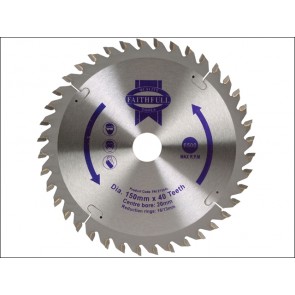 Circular Saw Blade TCT 150 x 20 x 40 Tooth