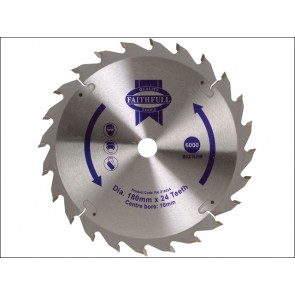 Circular Saw Blade TCT 180 x 16 x 24 Tooth