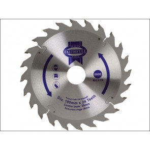 Circular Saw Blade TCT 180 x 30 x 24 Tooth