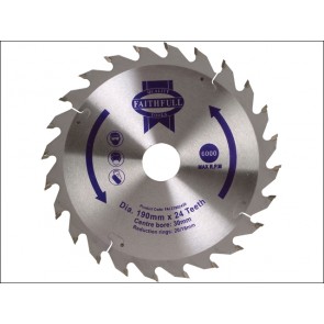Circular Saw Blade TCT 190 x 30 x 24 Tooth