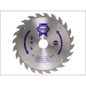 Circular Saw Blade TCT 200 x 30 x 24 Tooth