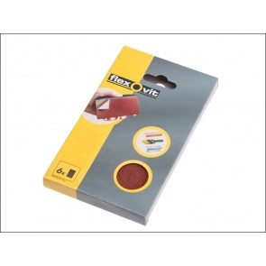 Hook & Loop Sanding Block Refill Kit Coarse 50 g 6 Sheets