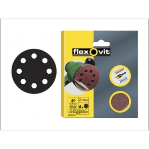 Hook & Loop Sanding Discs 125 mm Fine 120g (15)