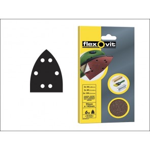 Detail Hook & Loop Sanding Sheets 95mm x 145 mm Coarse 50g (6)