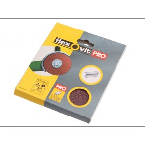 Aluminium Oxide Fibre Discs 115 mm Fine 80g (10)