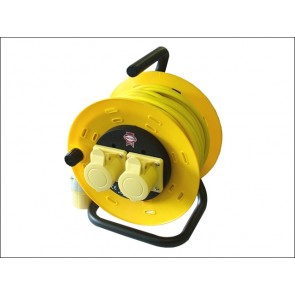 Cable Reel Open Frame 50 Metre 16amp (110 Volt)