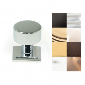 25mm Kelso Cabinet Knob (Square) - Various Finishes