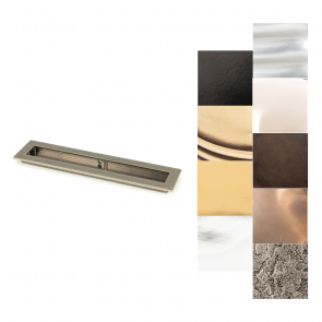 250mm Plain Rectangular Pull - Various Finishes