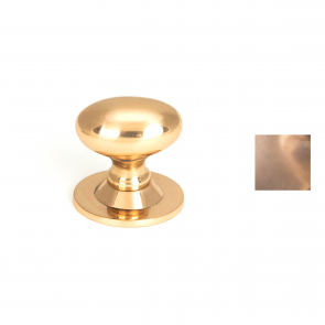 Oval Cabinet Knob - Polished Bronze