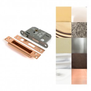 3" 5 Lever BS Sash Lock KA - Various Finishes