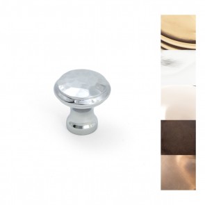 Hammered Cabinet Knob - Small - Various Finishes
