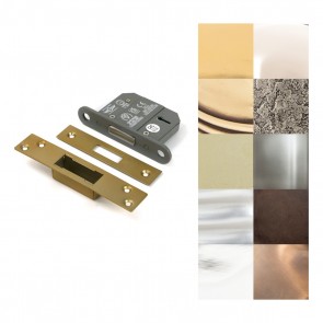 2½" 5 Lever BS Dead Lock - Various Finishes