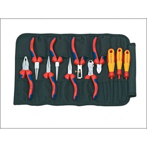 Plier & screwdriver set in toolbag 11 Piece