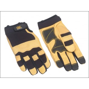 Hybrid-275 Top Grain Leather Neoprene Cuff Glove Large