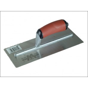 701SD V Notched Trowel - Durasoft Handle