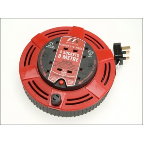 Cassette Reel 8m 13a 4 Socket Thermal Cutout