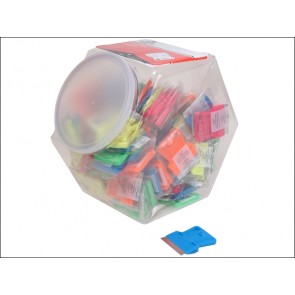 American Line Neon Plastic Mini Scraper Jar o f 100 1 Blade