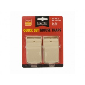 Quick Set Mouse Traps FQ01 (Twin Pack)