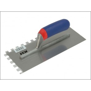 Notched Trowel - Square Serration 10x10mm Soft Grip RTR6260S