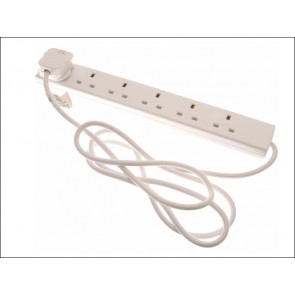 Extension Lead 6 Way 13 amp 2 Meter B6W2MP