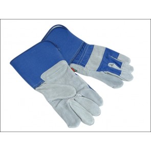 TGL415 Mens Heavy-Duty Leather Palm Gauntlet